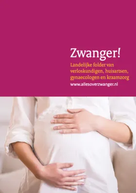 Voorkant van de folder Zwanger!